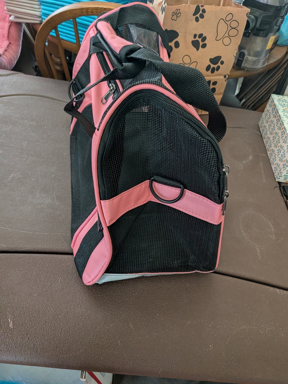 Pink Pet Carrier Bag